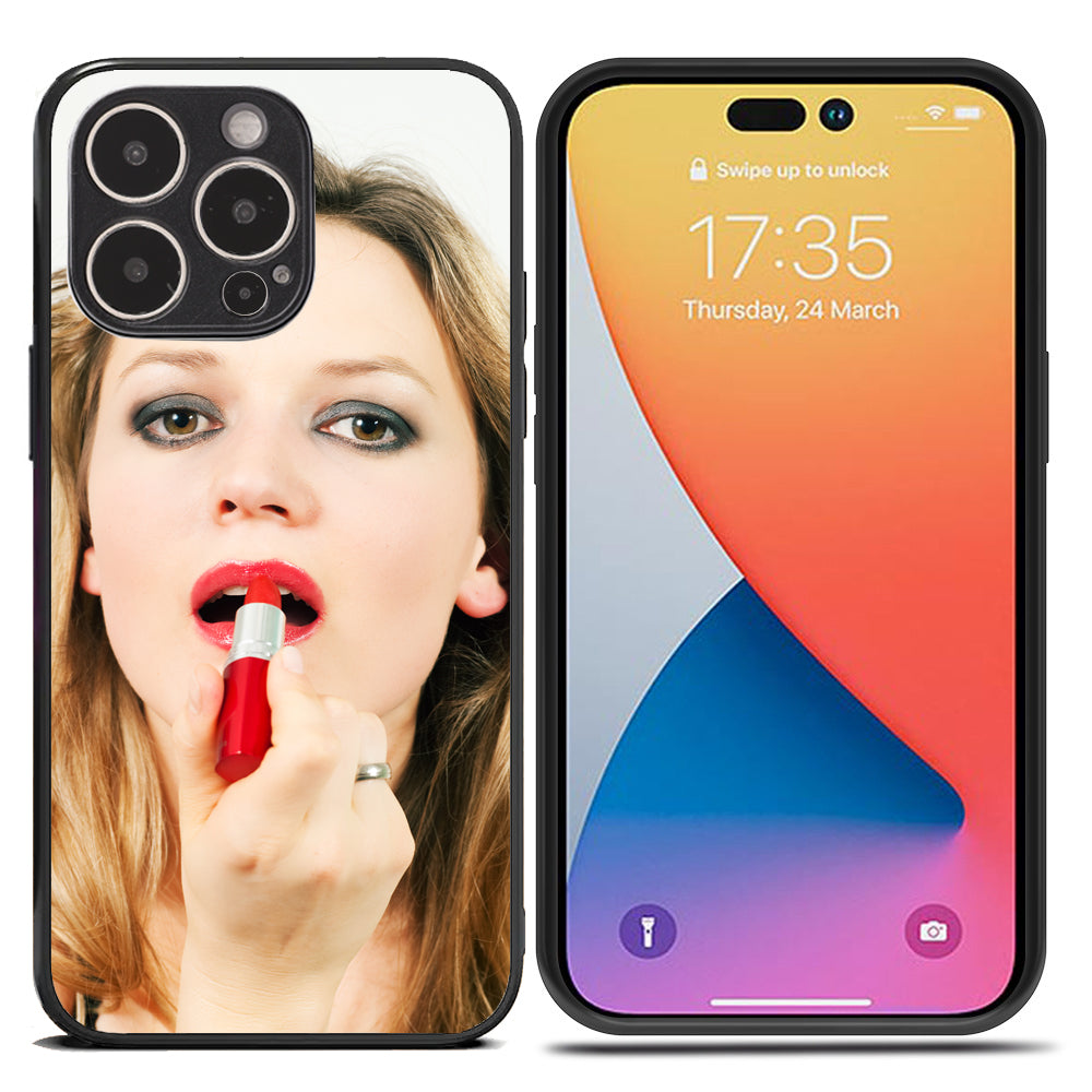 Real Mirror Case Luxury Clear Back Mirror Shock-Absorption TPU Bumper Case Anti-Scratch Bright Reflection Protective Case Cover for Apple iPhone