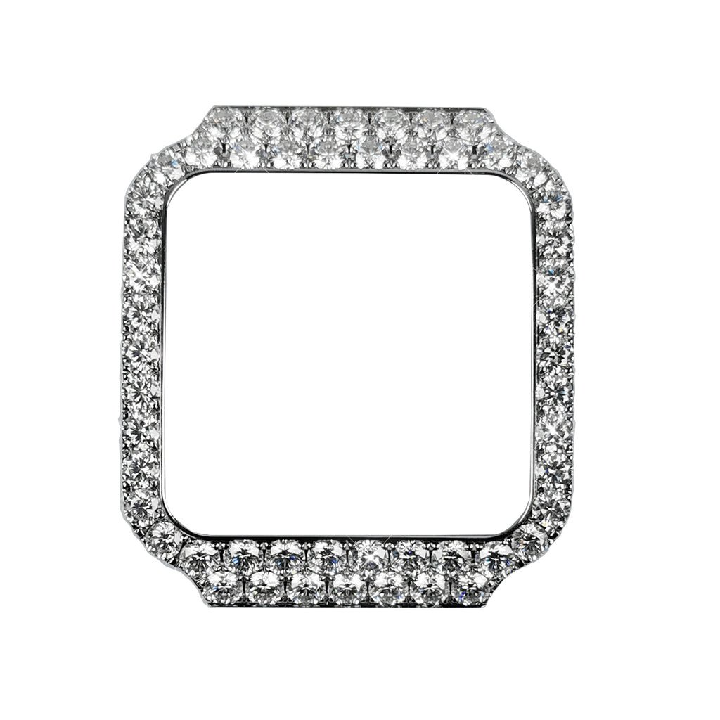 Modified watch Inlaid with earth grown diamonds watch Bezel for Cartier WSSA0018/WSSA0030 39.8mm STAINLESS STEEL 4072