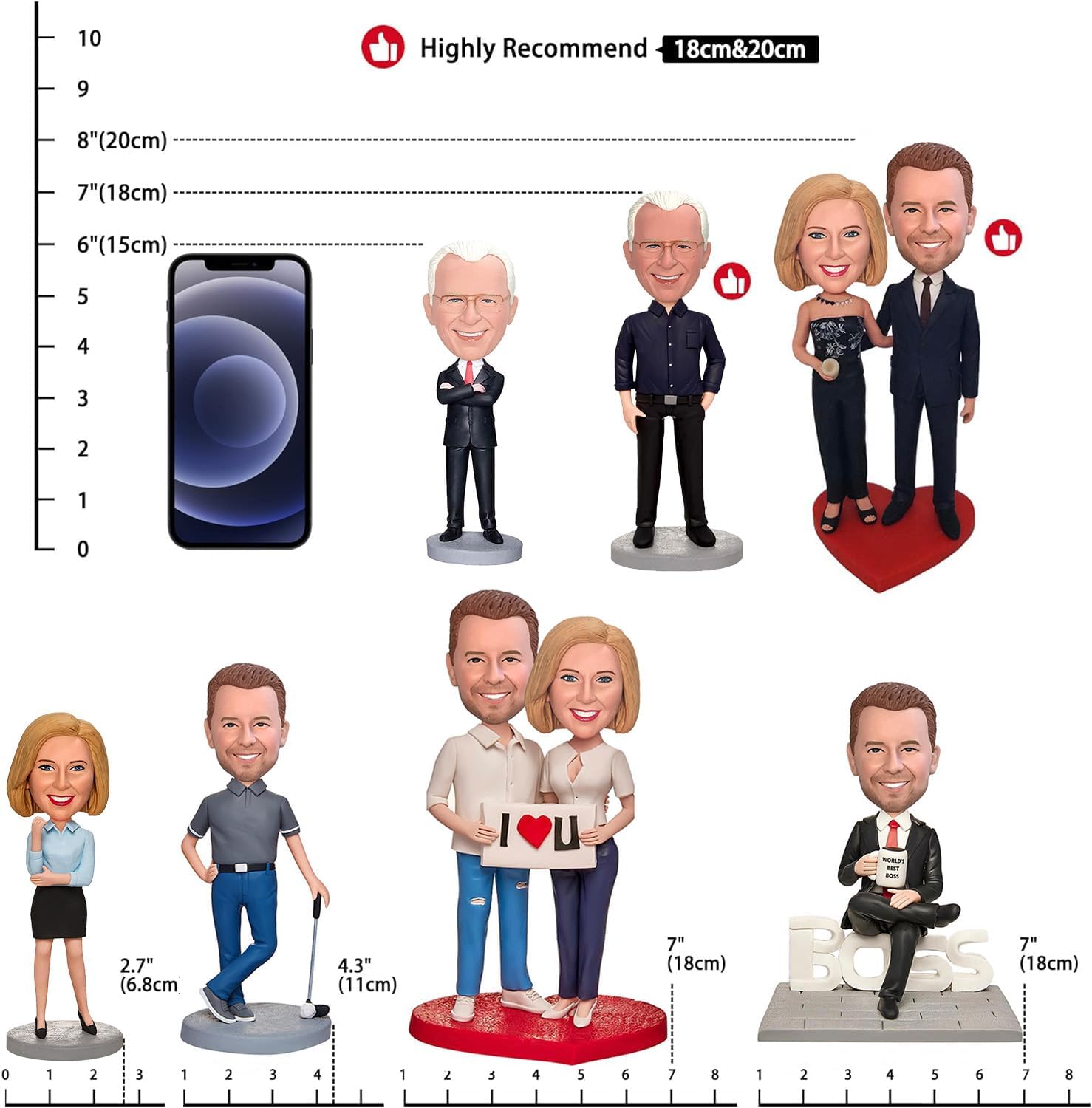 Custom Bobblehead, Personalized Unique Handmade Bobbleheads Figurine, Action Figure Based on Your Photo