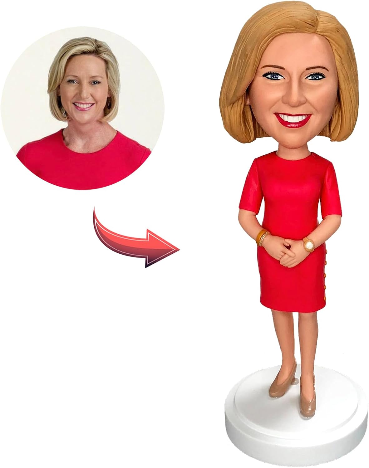 Custom Bobblehead, Personalized Unique Handmade Bobbleheads Figurine, Action Figure Based on Your Photo